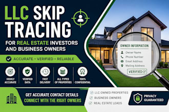 do llc skip tracing for real estate investors and business owners