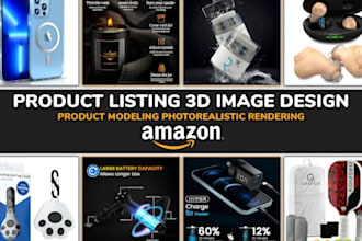 do amazon product rendering photorealistic 3d product images lifestyle mockups