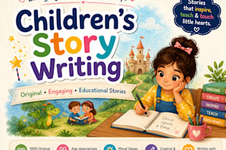 write engaging educational stories for children and kids