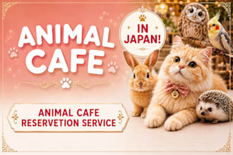 book animal cafe reservations in japan