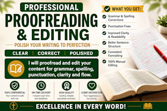 proofread and edit your documents