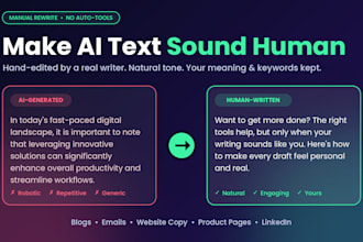 rewrite ai content to sound human and pass ai detectors