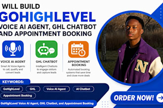 gohighlevel voice ai agent, ghl chatbot and appointment booking