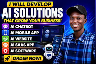 develop ai chatbot ai mobile app ai website ai saas app ai software chatbot