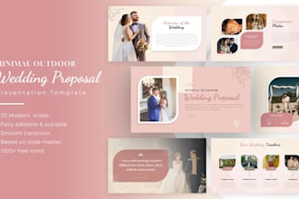 design a luxury wedding planner powerpoint or canva presentation