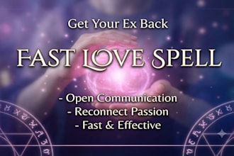 cast fast love spell, get ex back, contact me spell