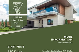 poster designer flyer and social media graphics designer