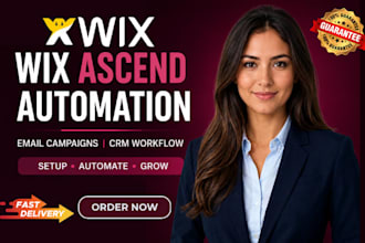 setup wix ascend automation wix email campaigns CRM workflow wix email marketing