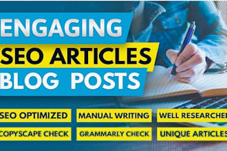 do efficacious SEO blog writing, article writing, and content writing