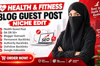 publish health guest posts through manual blogger outreach