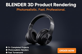 create stunning 3d product rendering and animation in blender
