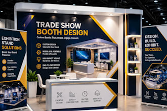 design trade show booth backdrop,  exhibition stand banner vinyl graphics