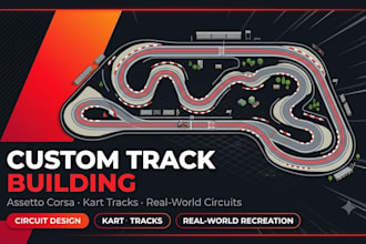 create assetto corsa tracks, kart tracks, and custom race circuits