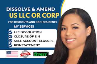 dissolve, llc amendment, llc reinstatement, cancel ein, llc address change