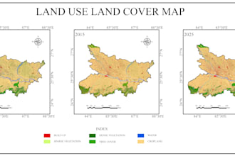 do land cover classification and change detection mapping