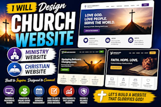 design church website, ministry website, christian website