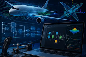 build aircraft flight control and stability models using matlab simulink