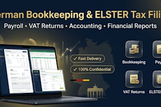 do german bookkeeping payroll vat and tax returns via elster