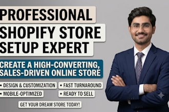build,redesign,setup shopify store,e commerce website