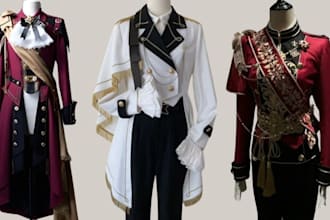 sew custom cosplay costume sew anime fabric event cloth design