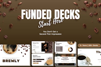 design a professional investor pitch deck for fundraising