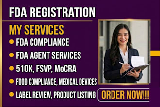 do fda 510k submission, issuance of import permit, fda registration in USA