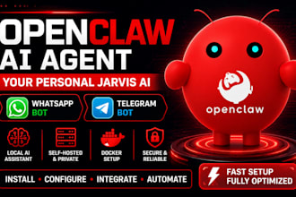install openclaw ai agent as your personal jarvis ai whatsapp telegram open claw