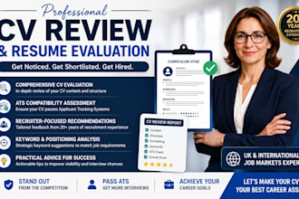 rewrite your CV resume as a UK recruiter with ats optimisation
