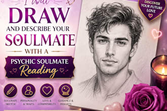 draw and describe your soulmate with a psychic soulmate reading