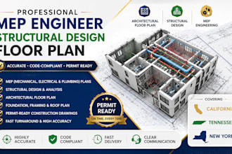 design mep engineer plan structural design floor plan in california tennessee ny