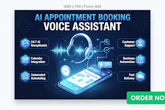 create an ai  appointment booking voice assistant for your business