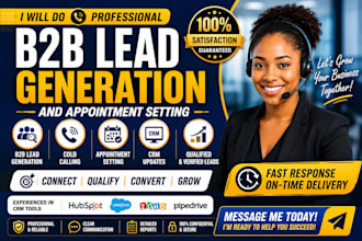 do b2b lead generation and appointment setting