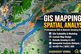 spatial analysis and qgis arcgis mapping