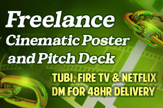 key art poster and pitch deck