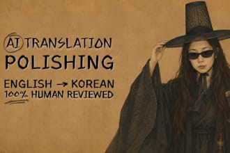 polish and humanize ai translated korean to sound native