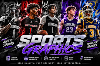 create professional sports graphics, posters, and edits
