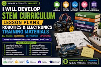 create stem curriculum lesson plans robotics and electronics courses