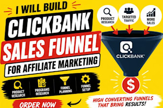 build a high converting clickbank sales funnel for affiliate marketing