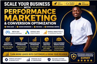 scale your business with performance marketing and conversion optimization