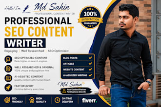 write SEO blog posts and ai content