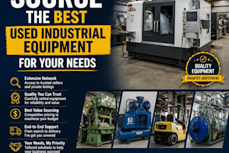 source the best used industrial equipment for your needs