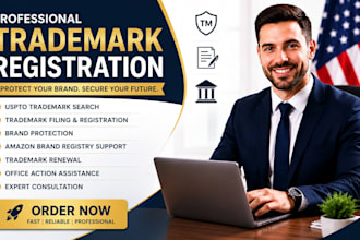 register your USA trademark, conduct uspto trademark search and filing