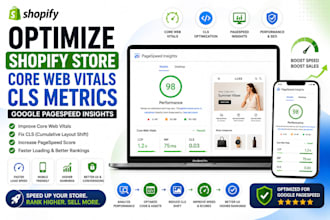 optimize shopify store core web vitals cls metrics google pagespeed insights