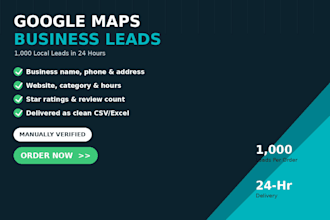provide verified local healthcare business leads with phone numbers