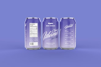 do beverages and supplement label design
