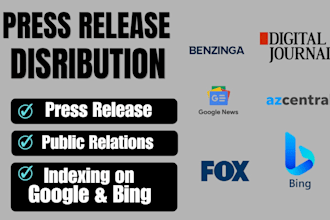 press release, media distribution, public relations and google news