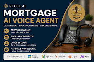 retell ai voice agent for mortgage lead qualification and appointment booking