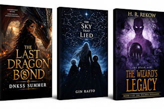 design book cover, fantasy book cover, ebook cover, fantasy book, cover design