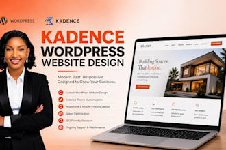 design kadence wordpress website with gutenberg blocks and kadence pro