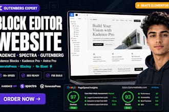 build kadence gutenberg wordpress website blocksy kadence blocks spectra editor